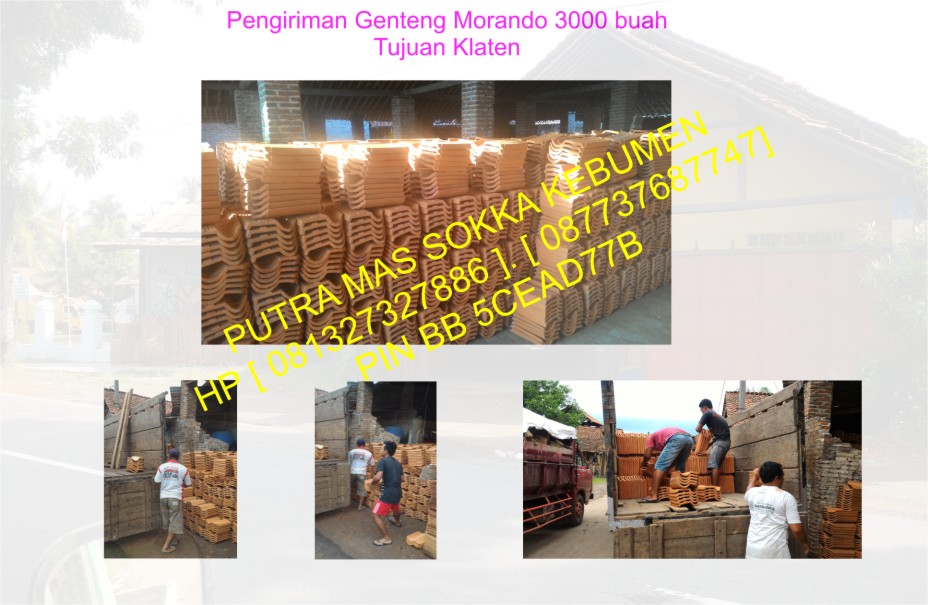 Pengiriman MORANDO Natural ke KLATEN