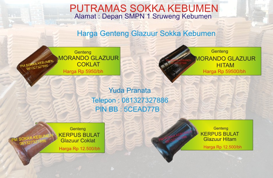 harga glazuur 5 Juni 16